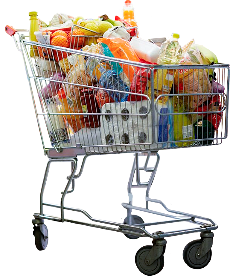 Carrinho de compras representando os vale-compras